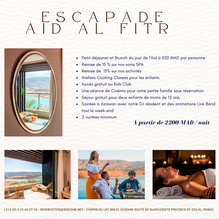 Notre offre Aid Al Fitr - Widiane Resort
