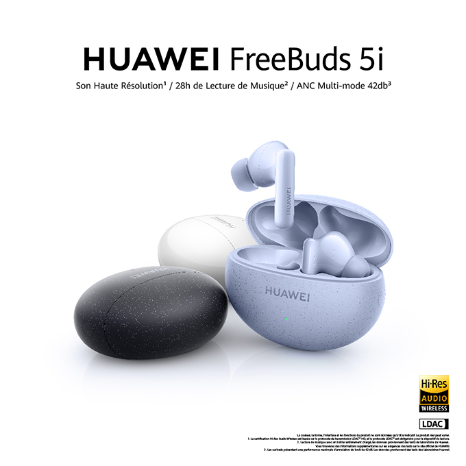 Huawei s’apprête à lancer les HUAWEI FreeBuds 5i au Maroc