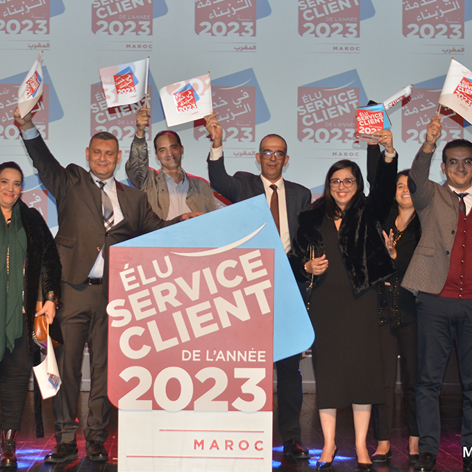 Marjane Élu Service Client de l'Année Maroc 2023