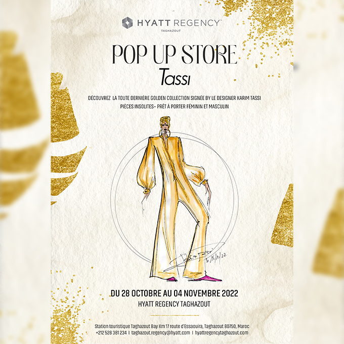 Pop-up Store Tassi au Hyatt Regency Taghazout